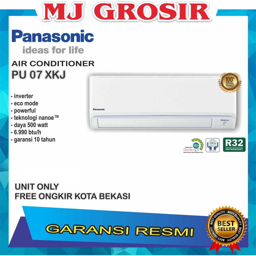 PANASONIC AC PU 7 XKJ 7XKJ 3/4PK R32 INVERTER UNIT ONLY