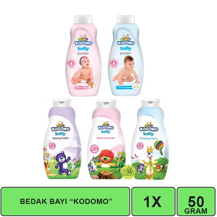 VSHOP. BEDAK BAYI KODOMO BOTOL 50 GRAM / KODOMO BABY POWDER BOTOL 50 GRAM