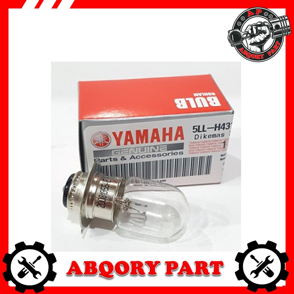 Abqory part____Bolham Depan Lampu Mio 12 v 25watt 5LL LED Sorot Tembak Motor