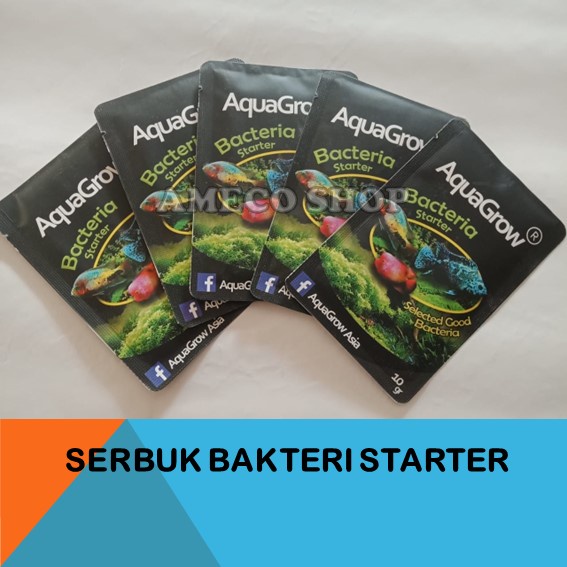 AquaGrow Bacteria Bakteri Starter Serbuk 10 Gram