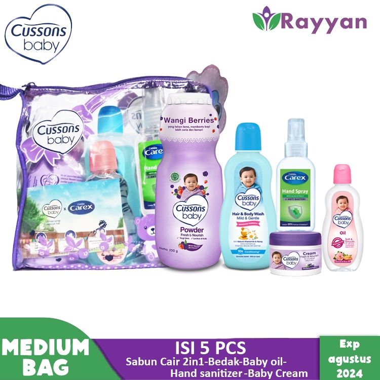 Cusson Baby Gift Set Medium / Perlengkapan Kado Bayi Baru Lahir-5
