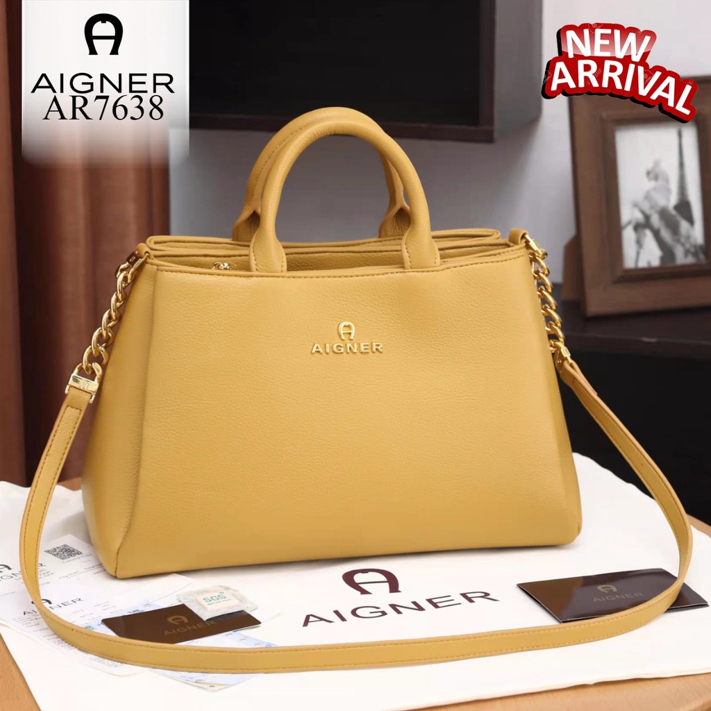 AIGNER Modelista Like Original Soft Clemence Leather include Dusbag Premium, invoice,Certi,Serial Nu