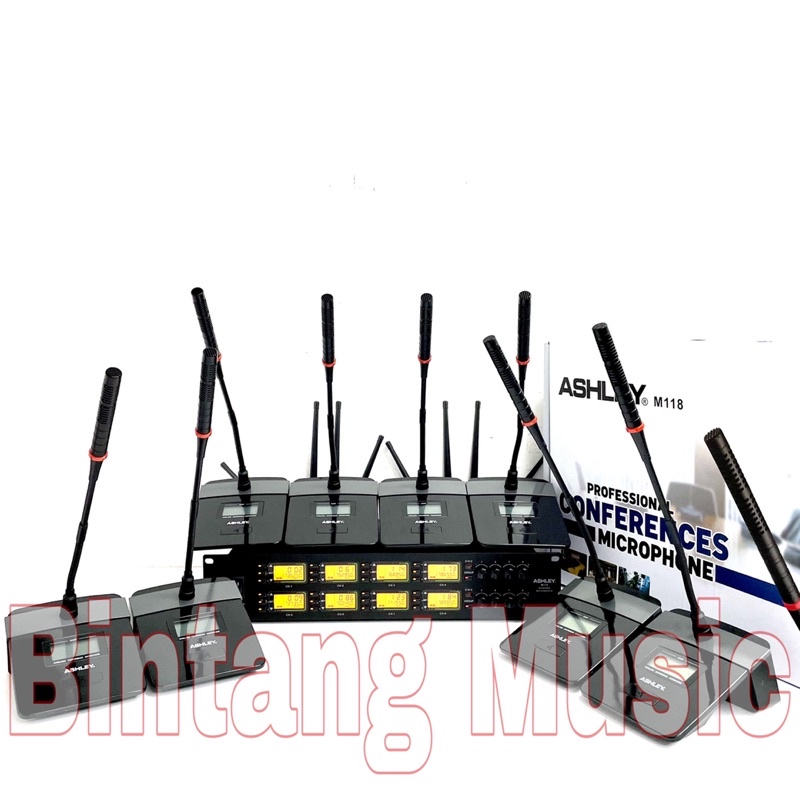 Mic Wireless Podium Ashley M118 original ashley podium M118