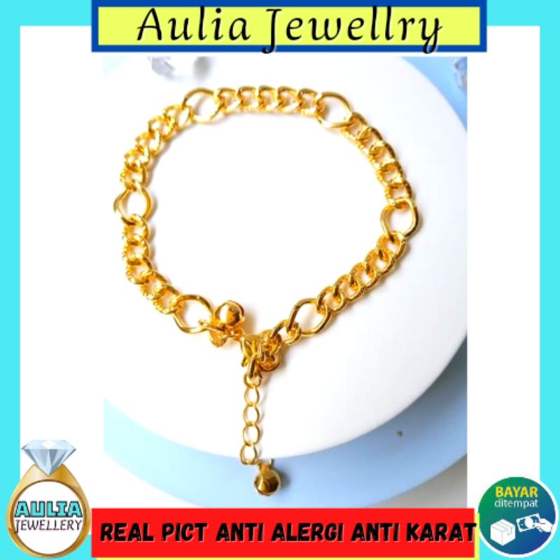 GELANG RANTAI TITANIUM GELANG RANTAI XUPING AKSESORIS WANITA AKSESORIS FASHION