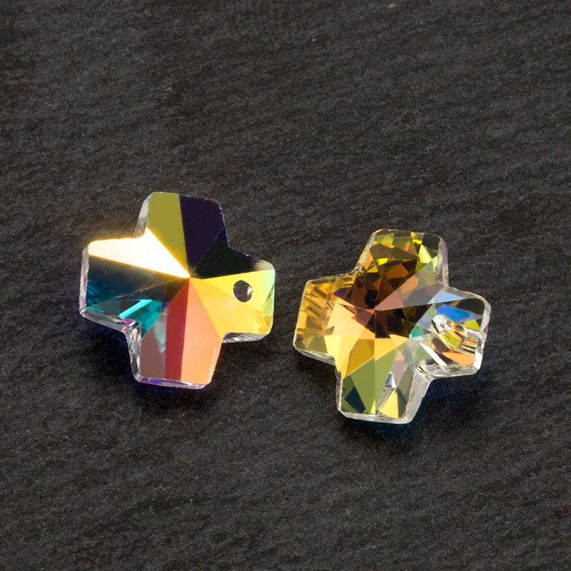 28 pcs/lot 14mm 6866 lintas liontin kristal AB manik-manik kaca lintas untuk membuat Perhiasan