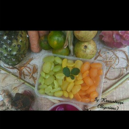 

Manisan Kolang Kaling Pelangi