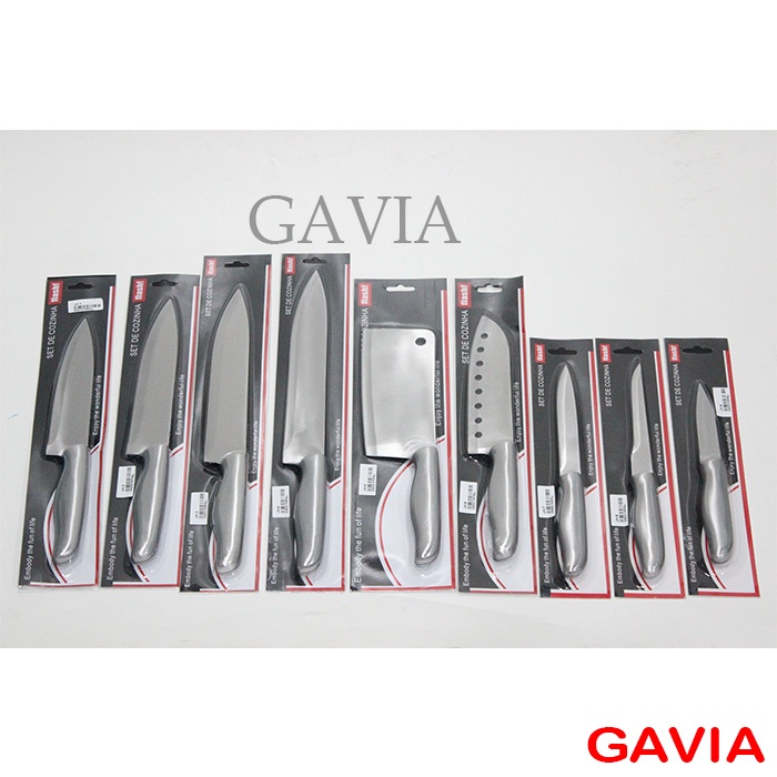 Pisau Dapur Stainless / Pisau Daging Stainless / Pisau Murah / Pisau Set / Knife Set JH