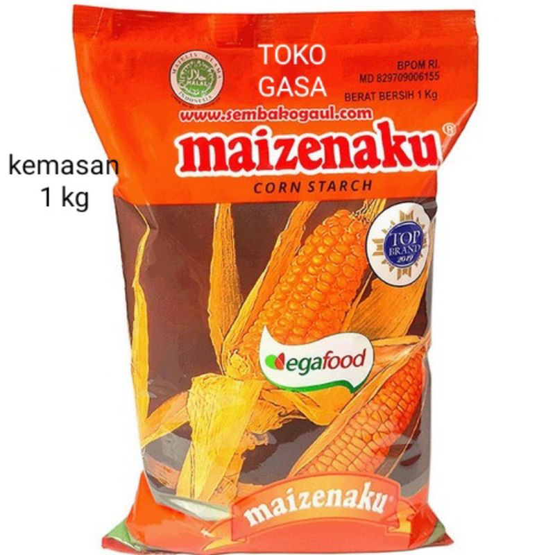 

tepung maizena kemasan merek MAIZENAKU 1kg dan MAIZENAKU REPACK 200gr dan HAWAI 200gr /tepung pati jagung /corn stage Maizenaku 1kg & Maizenaku repack 200gr & HAWAI 200gr