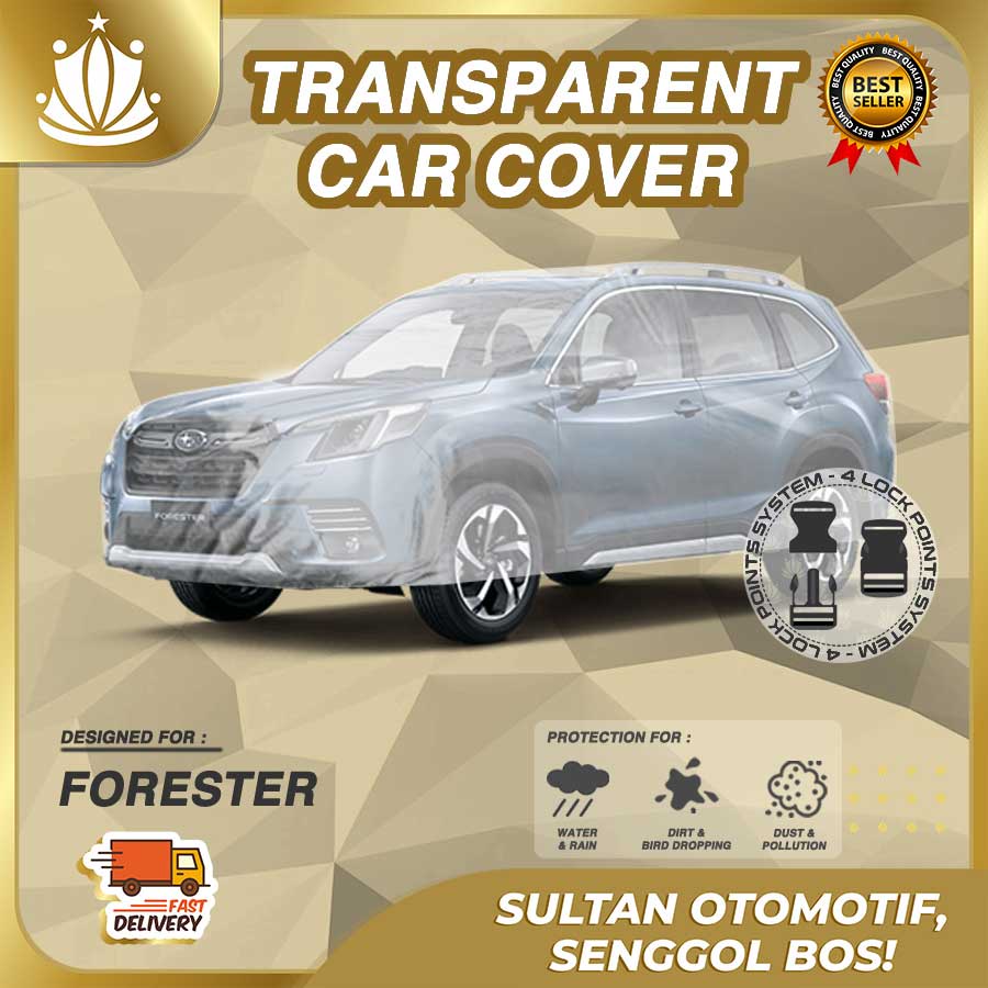 Body Cover Mobil Plastik TEBAL Subaru Forester WATERPROOF