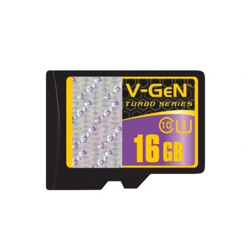 V-Gen Micro SD 16 GB VGEN 16GB Class 10 TURBO Memory Card MicroSD Kartu Memori Original