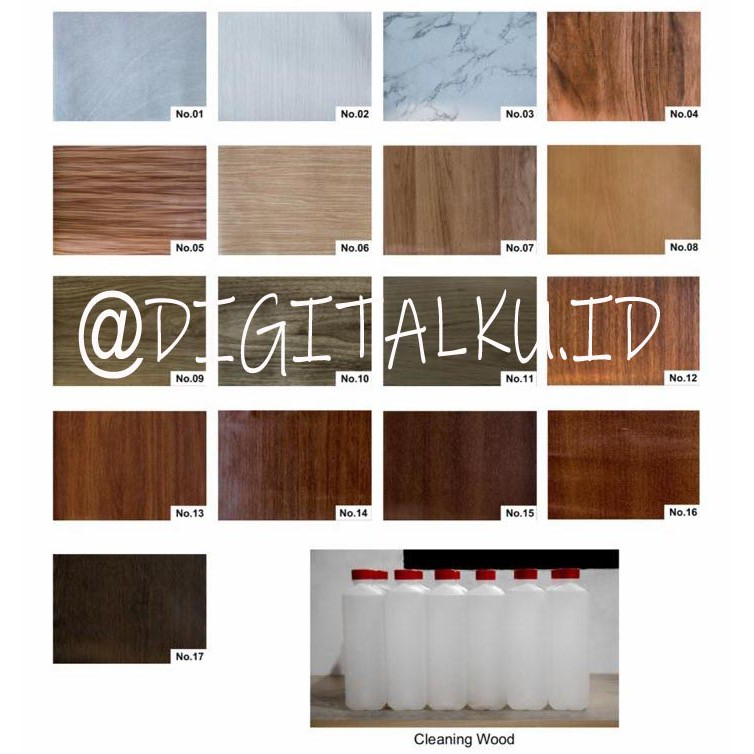 

STICKER WOOD (STIKER MOTIF KAYU) Per Meter