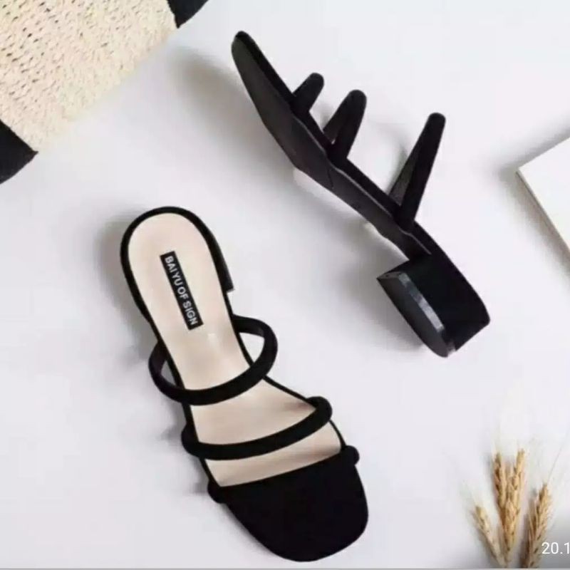 sandal heels wanita Hak tahu Line 3 SN 05