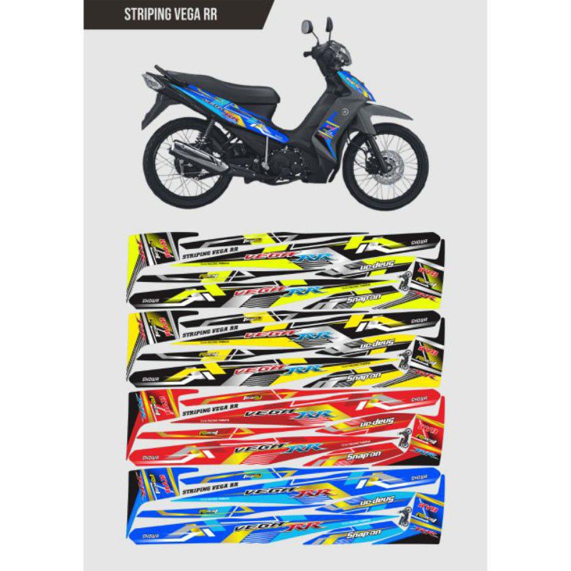 STRIPING STIKER VEGA RR / STRIPING LISSBODY YAMAHA VEGA RR