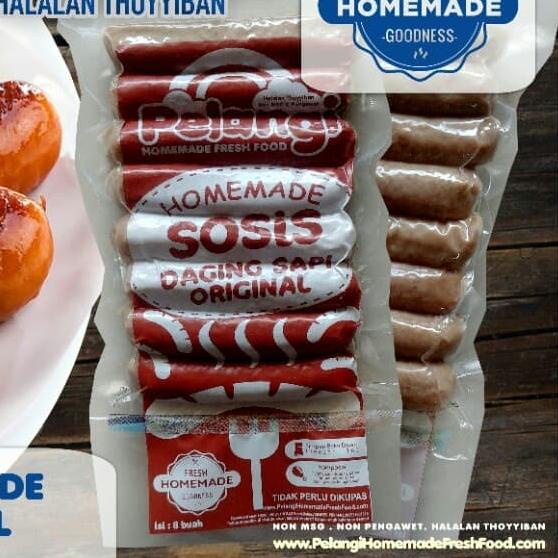 

✹ pelangi sosis beef original non msg non pengawet 400 gram ✻