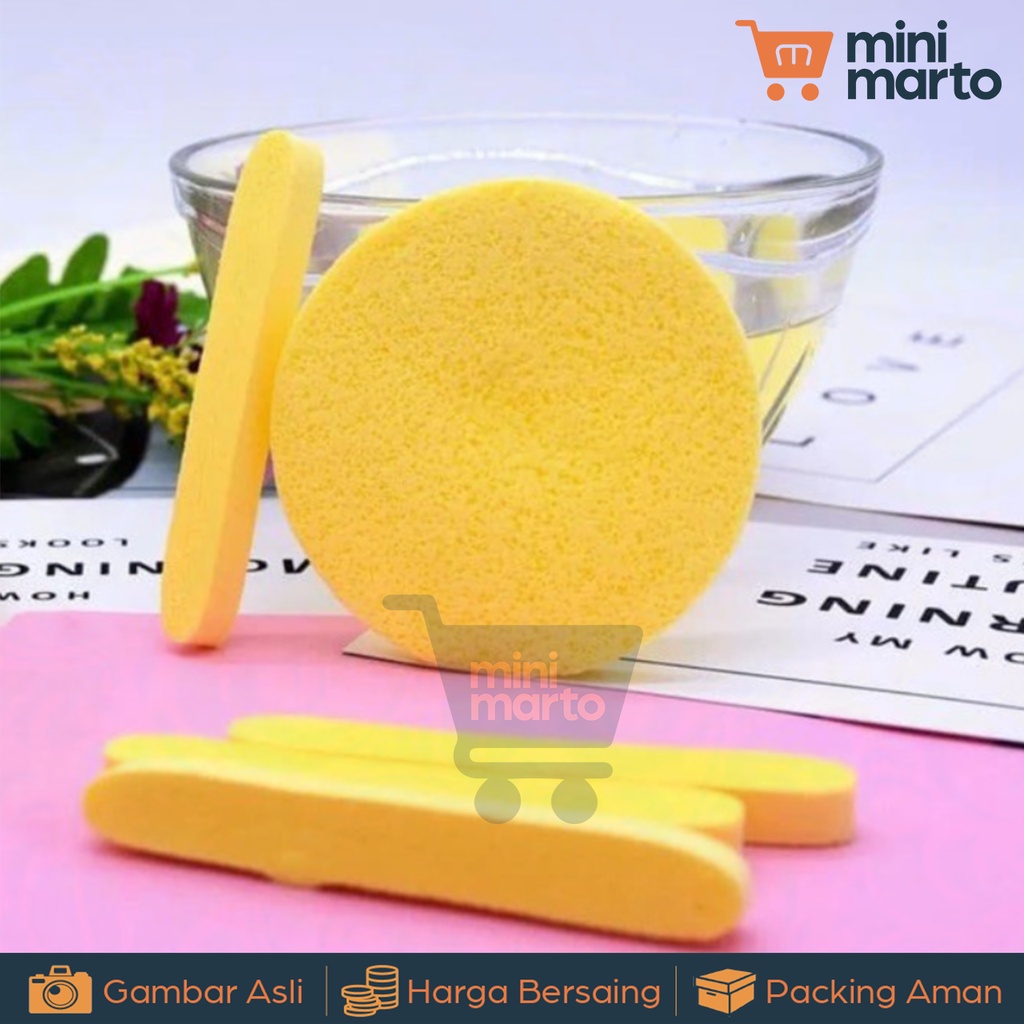 Facial Sponge Stick Spons Stik Facial Pembersih Wajah Spons Kentang Spons Batang - Minimarto