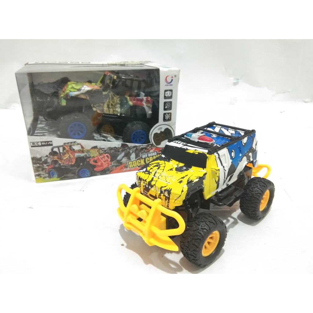 Mainan Mobil Remote Control - RC jeep rock crawler - 982