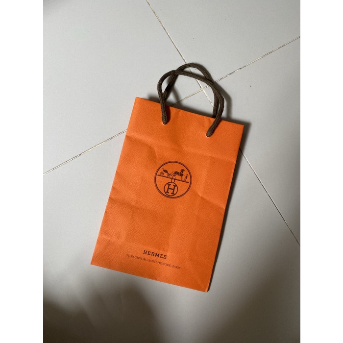 

(TERLARIS) Paperbag hermes 15x22cm Original