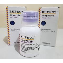 Promo Murah BUFECT IBUPROFEN SYRUP 60 Ml / Obat Demam, Sakit Gigi