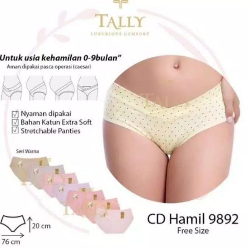 CD Hamil Mini Hipster  Tally 9892 Katun Maternity Panty