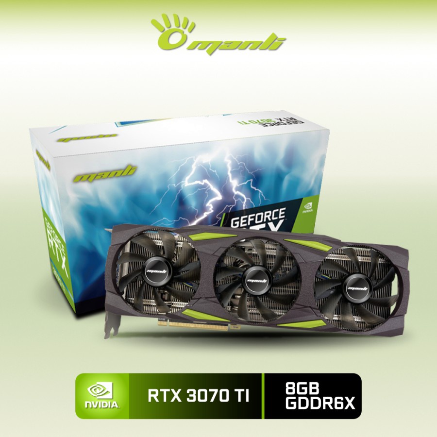 VGA CARD / VGA NVIDIA VGA MANLI RTX 3070 TI 8GB DDR6 256-Bit