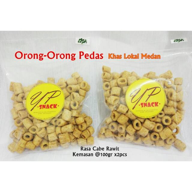 

Orong Orong Pedas rasa Cabe Rawit Snack Lokal khas Medan