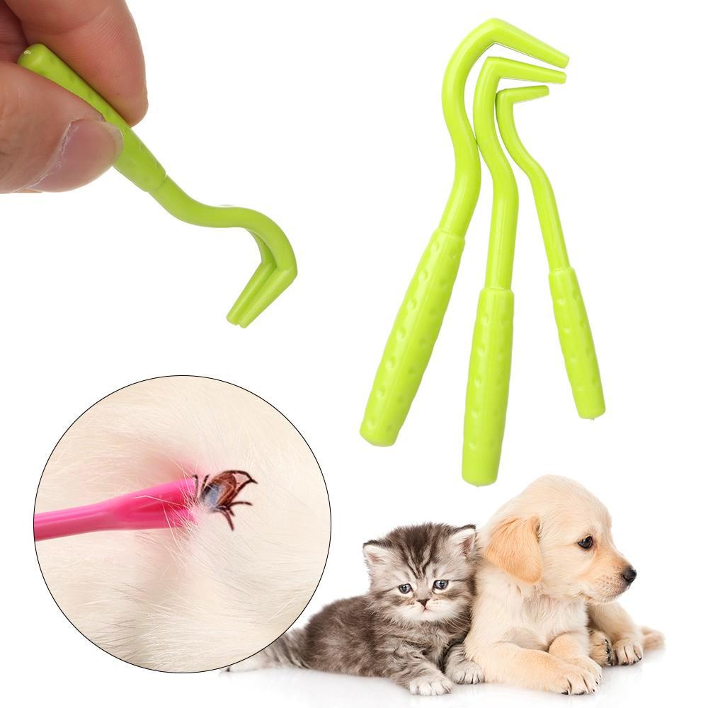 Solighter Alat Penghilang Kutu Hewan Peliharaan Sikat Anjing Sisir Hewan Peliharaan Cat Accessaries Scratch Hook