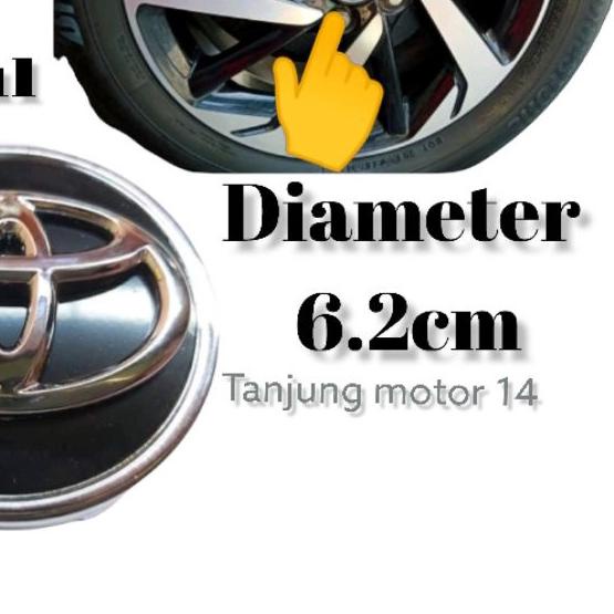 tutup velg atau tutup AS roda GRAND AVANZA RUSH 2018 2019 2020