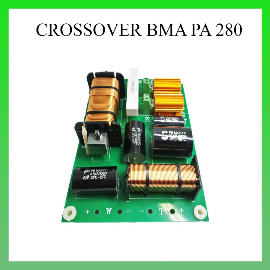 CROSSOVER PASIF 2 WAY BMA TWEETER WOOFER HI TWITER PA280 800W CROSS OVER PA 280 BMA ASLI ORIGINAL