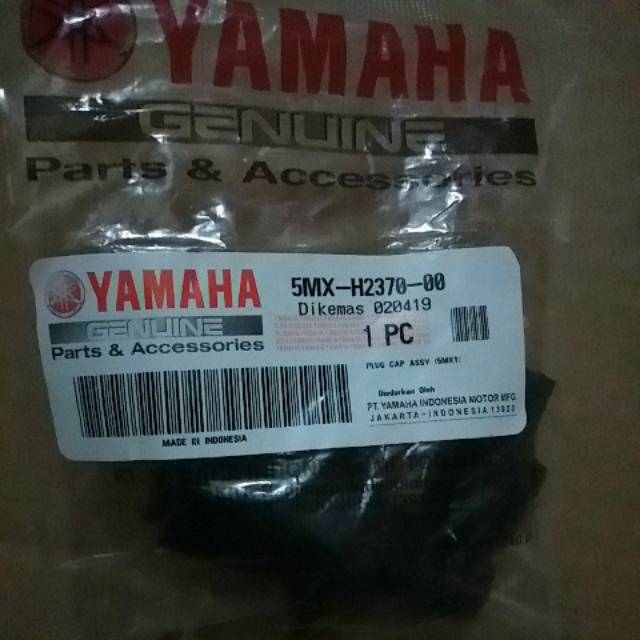 Cop Busi Tutup Busi Cangklong Kepala Busi Cap Assy Noise Suppressor Yamaha Mio Nuvo 5MX H2370 00