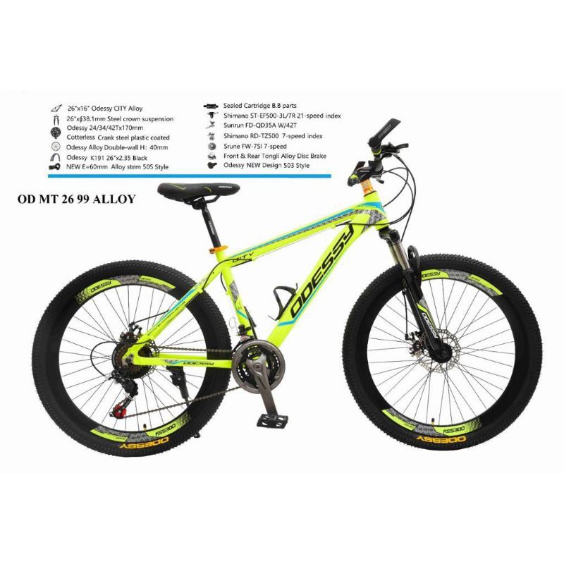 Sepeda Gunung MTB 26 ODESSY CITY ALLOY SEPEDA DEWASA , SEPEDA ANAK