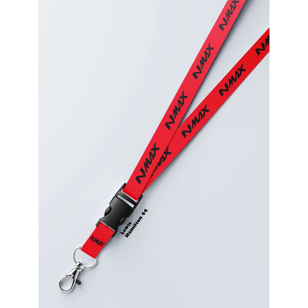 

Lanyard Logo Nmaxx Motor Dua Sisi Satuan Custom Bisa Request