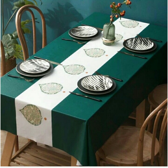Taplak Meja Makan - Premium Bohemian Pvc Table Cloth / Taplak Meja Makan Waterproof