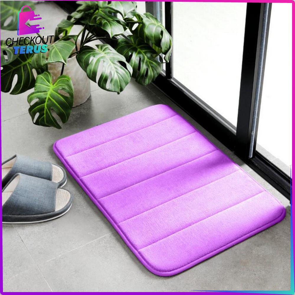 CT C230 C233 Keset Kaki Anti Slip 40X60CM Keset Kamar Mandi Karakter Bahan Memory Foam Menyerap Air Keset Rumah Anti Licin