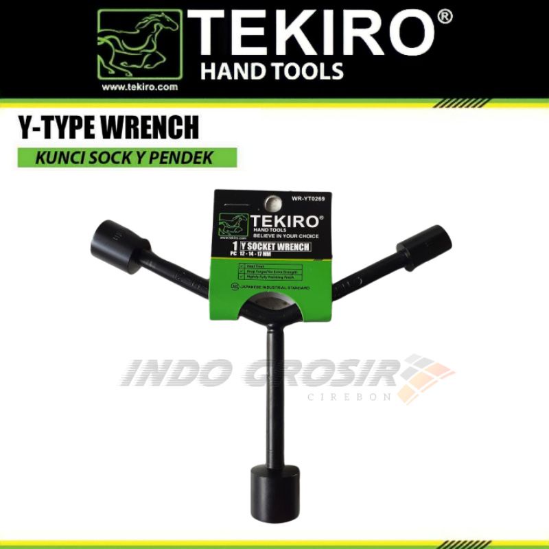 TEKIRO Kunci Shock Y Pendek 12-14-17 mm Y-Type Wrench