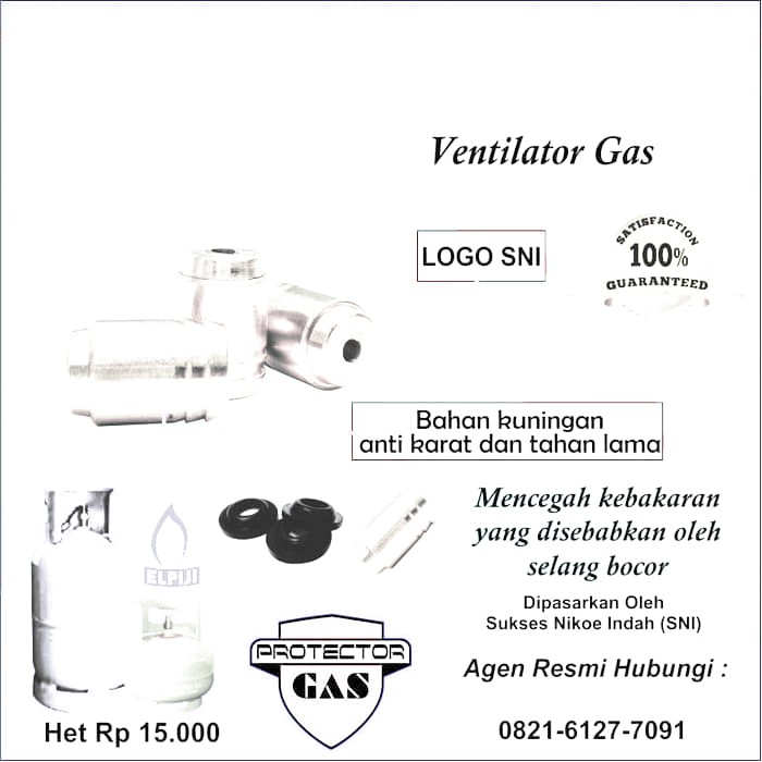 Ventilator Gas Merek Protector Alat Pengaman Kebocoran Gas Murah