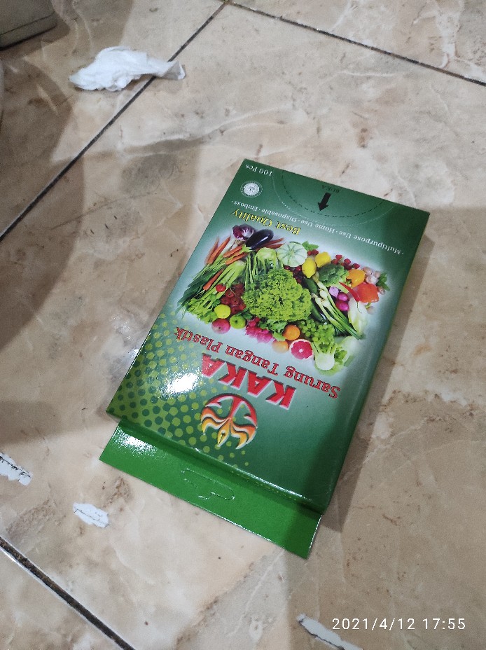 Sarung Tangan Plastik Isi 100 Pcs