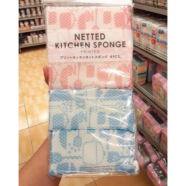 Jual Daiso Kitchen Net Sponge Shopee Indonesia