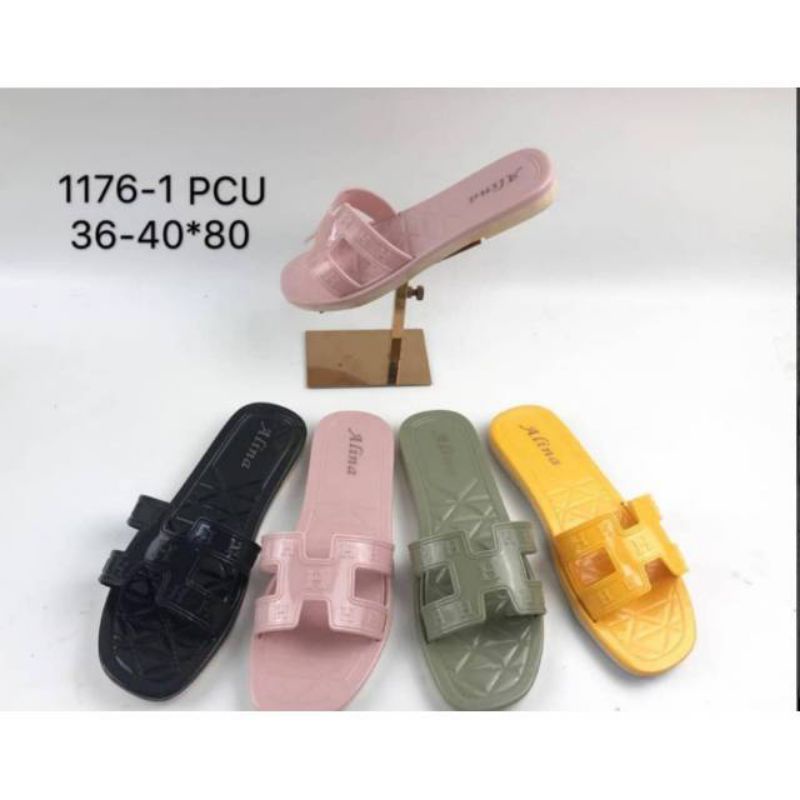 SANDAL JELLY H ALINA SANDAL SELOP SANDAL TEPLEK WANITA MURAH