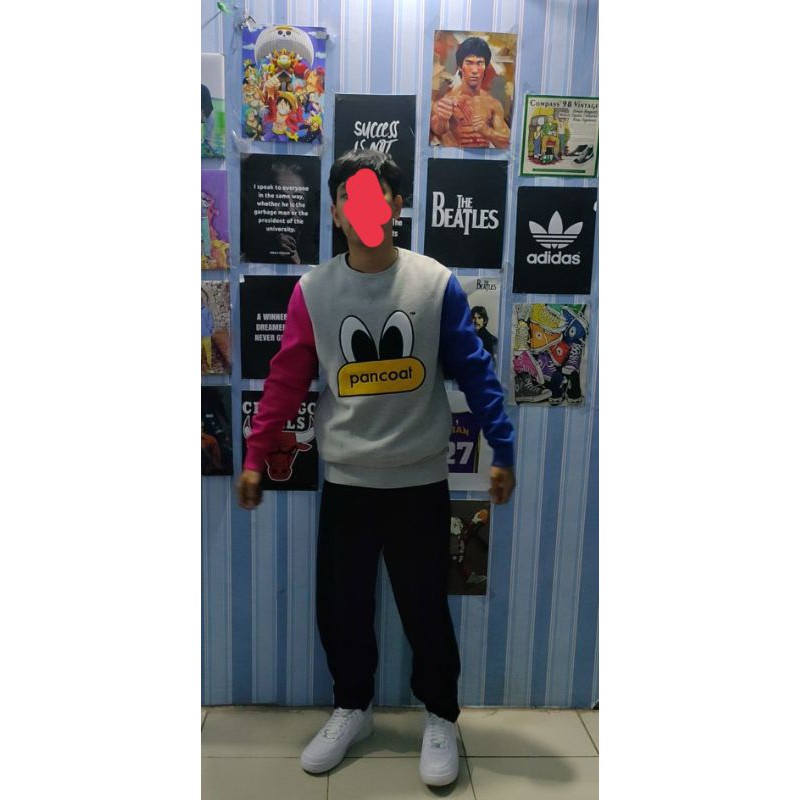 pancoat 3 tone three tone sweater crewneck second original