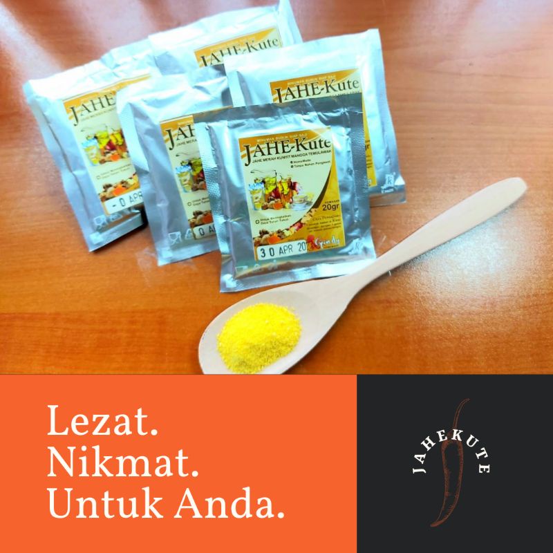 

Jahe-kute / jahekute 20gr (5 sachets)