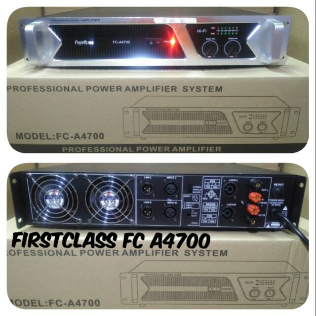 POWER AUDIO FIRSTCLASS FC A 4700