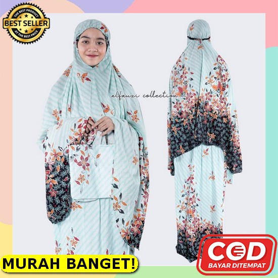 Mukena Sutra/Mukena Khadijah Premium/Sutra Khadijah Tas Behel/Mukena Terbaru 2022/Mukena Khadijah/Mu