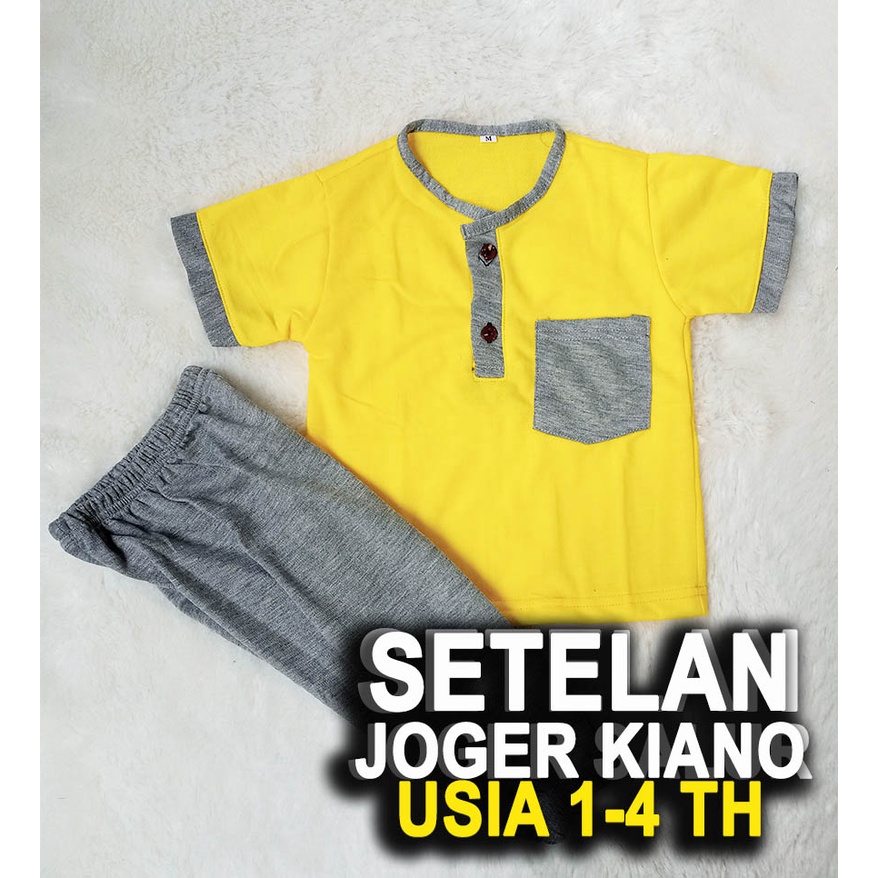 SETELAN KIANO CELANA PANJANG / SETELAN JOGER ANAK SETELAN KIANO JOGER PANJANG