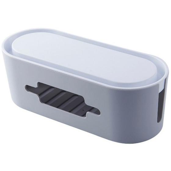 

=====] Kotak Organizer Kabel Charger Wire Cable Management Box - Gray