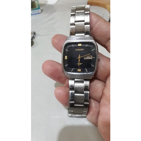 CITIZEN Automatic Jam Tangan Pria Persegi Second/bekas