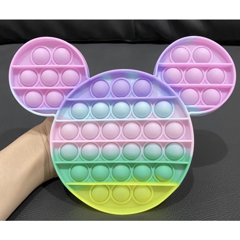 POP IT MURAH RAINBOW  fidget push Pop It Fidget Toy Push mainan anak-Mickey L