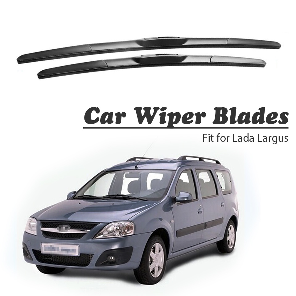 1 Set Karet Wiper Kaca Depan Mobil Untuk Lada Largus 2017 2016 2015 2014-2012