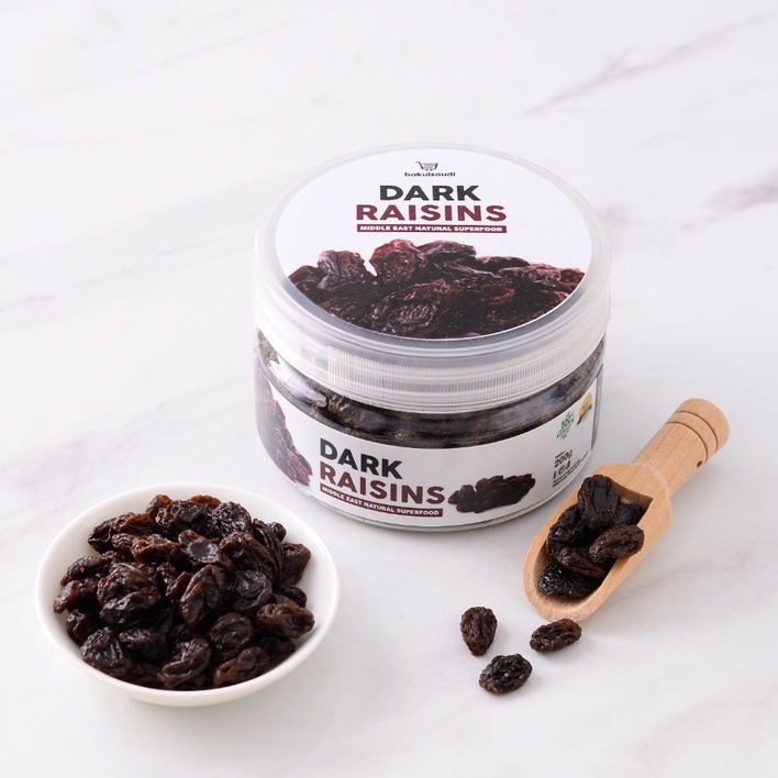 Kismis Hitam Dark Raisins Organic Premium Original 100% / Dark Raisin Organik