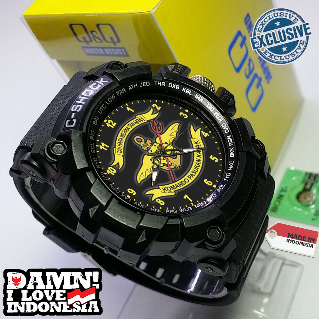 Jam Tangan Custom KOPASKA - TNI AL Outdoor