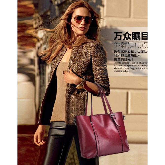 MURCE Tas wanita import chanel handbag tas bahu tas selempang 044 merah - Cokelat Brown REKOMEN